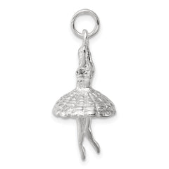 Sterling Silver Ballerina Charm QC296