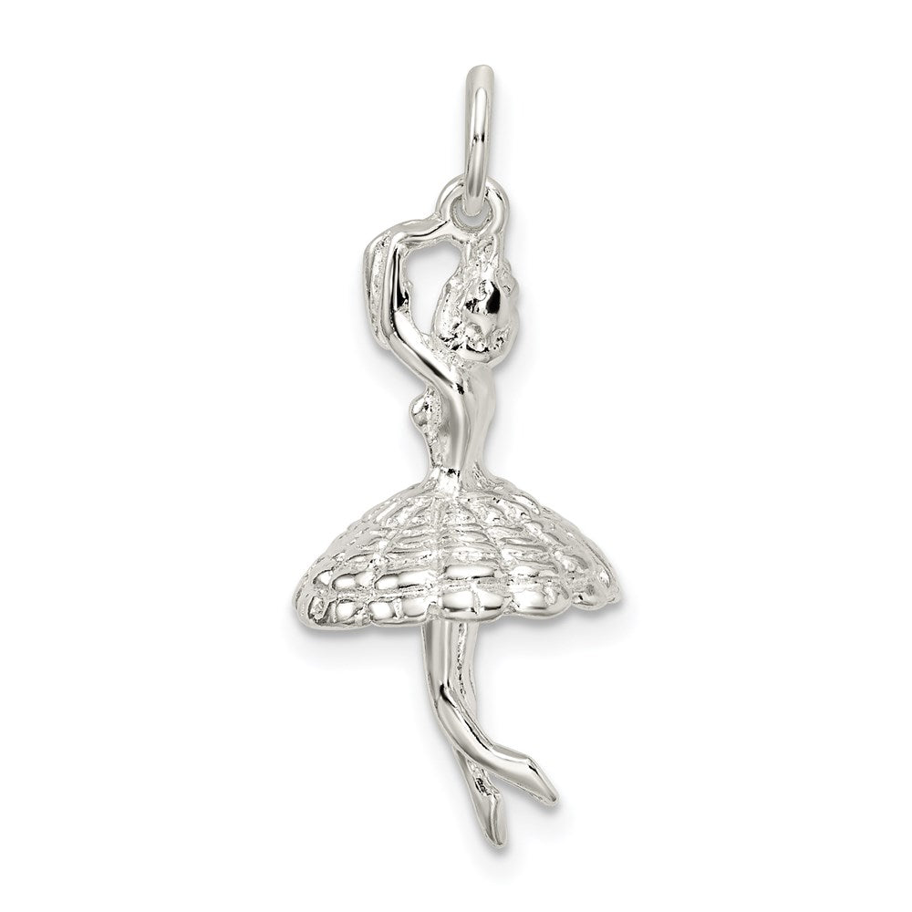 Sterling Silver Ballerina Charm QC296