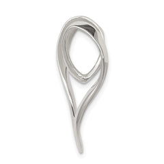 Sterling Silver Heart Slide QC3063