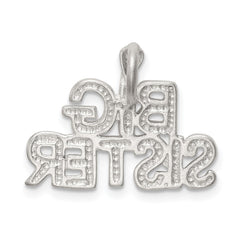 Sterling Silver Big Sister Charm QC3078