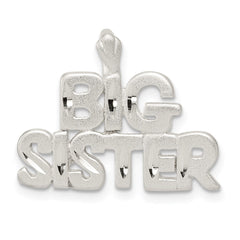 Sterling Silver Big Sister Charm QC3078