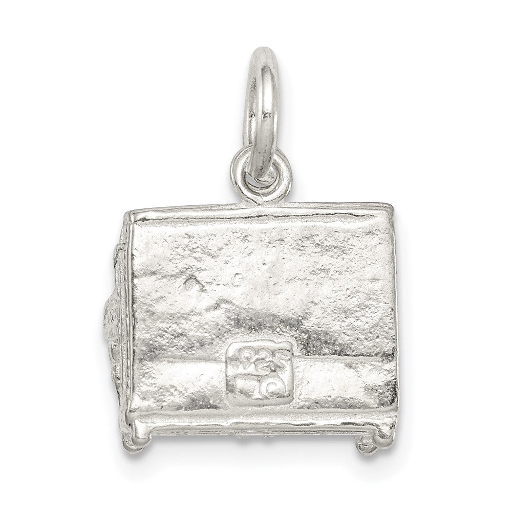 Sterling Silver Piano Charm QC3086