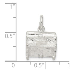 Sterling Silver Piano Charm QC3086