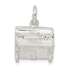 Sterling Silver Piano Charm QC3086