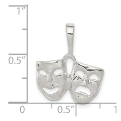 Sterling Silver Comedy/Tragedy Charm QC3092