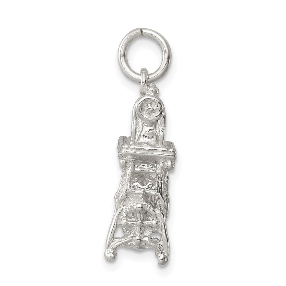 Sterling Silver Sewing Machine Charm QC3095