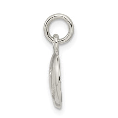 Sterling Silver Happy Face Charm QC3097