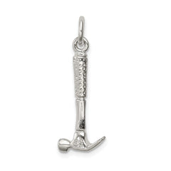 Sterling Silver Hammer Charm QC3101