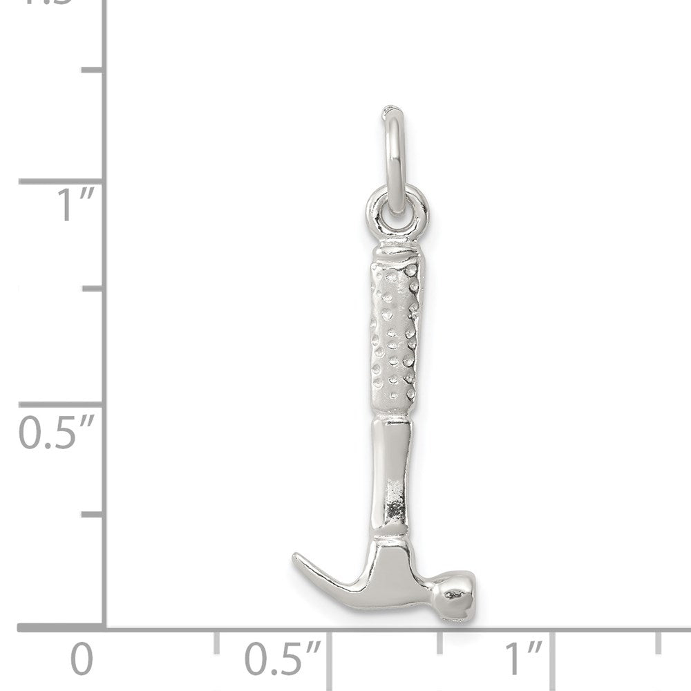 Sterling Silver Hammer Charm QC3101