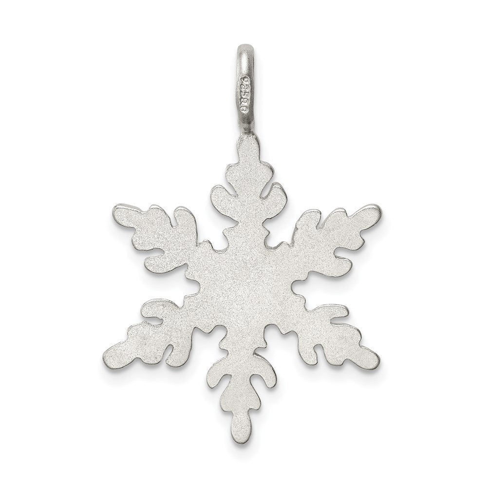 Sterling Silver Snowflake Charm QC3109