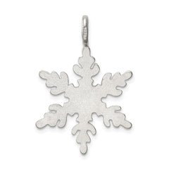 Sterling Silver Snowflake Charm QC3109