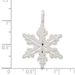 Sterling Silver Snowflake Charm QC3109