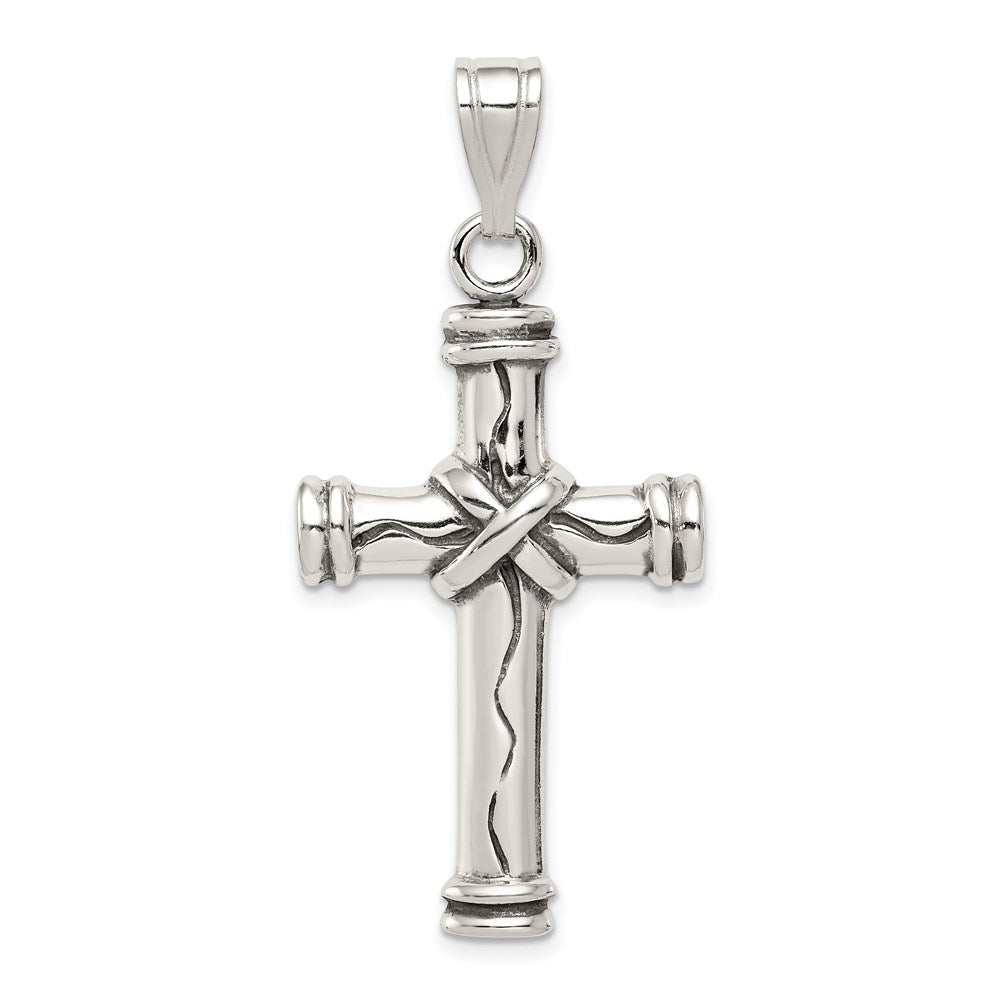 Sterling Silver Antique Cross Pendant QC3253