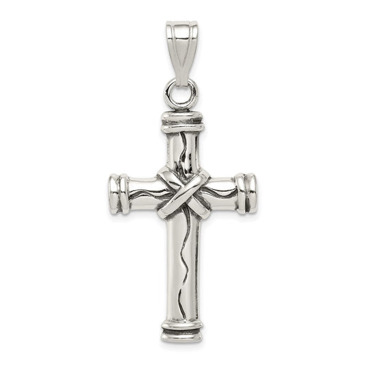 Sterling Silver Antique Cross Pendant QC3253