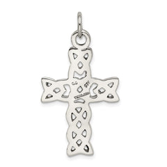 Sterling Silver Antiqued Celtic Cross Pendant QC3277