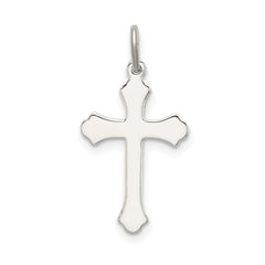 Sterling Silver Antiqued Cross Charm QC3357
