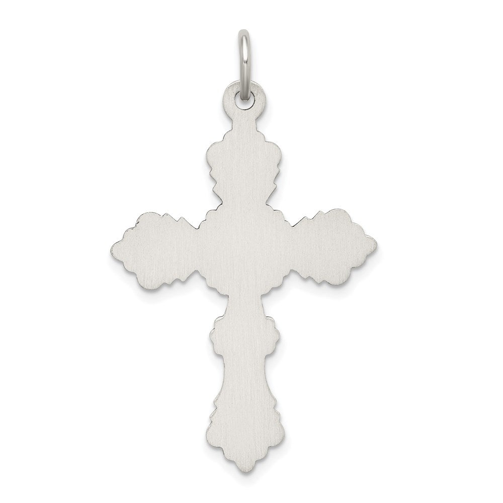 Sterling Silver Antiqued Cross Pendant QC3359