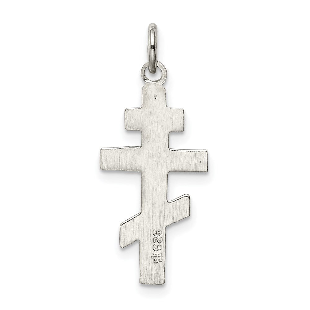 Sterling Silver Eastern Orthodox Cross Charm QC3376