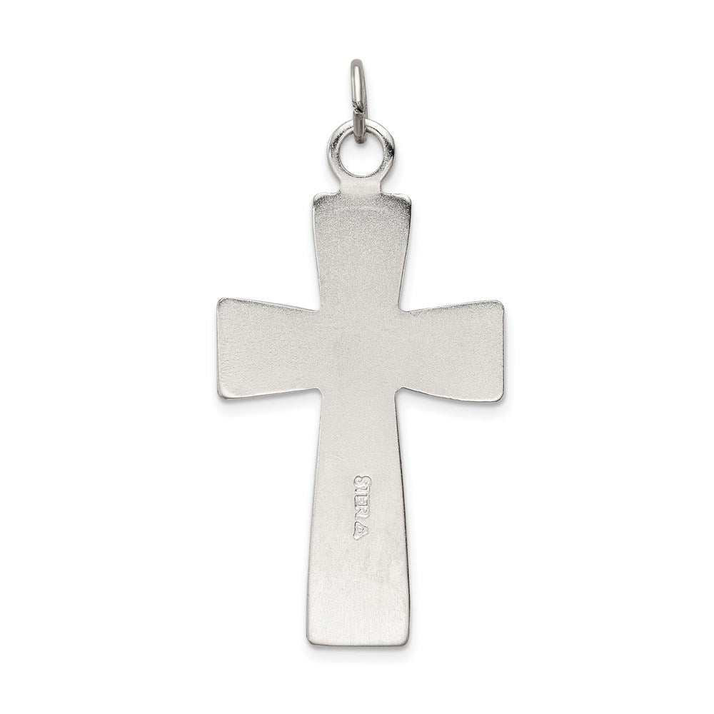 Sterling Silver INRI Crucifix Pendant QC3383