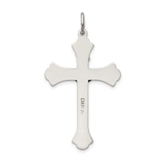 Sterling Silver Antiqued INRI Crucifix Pendant QC3418
