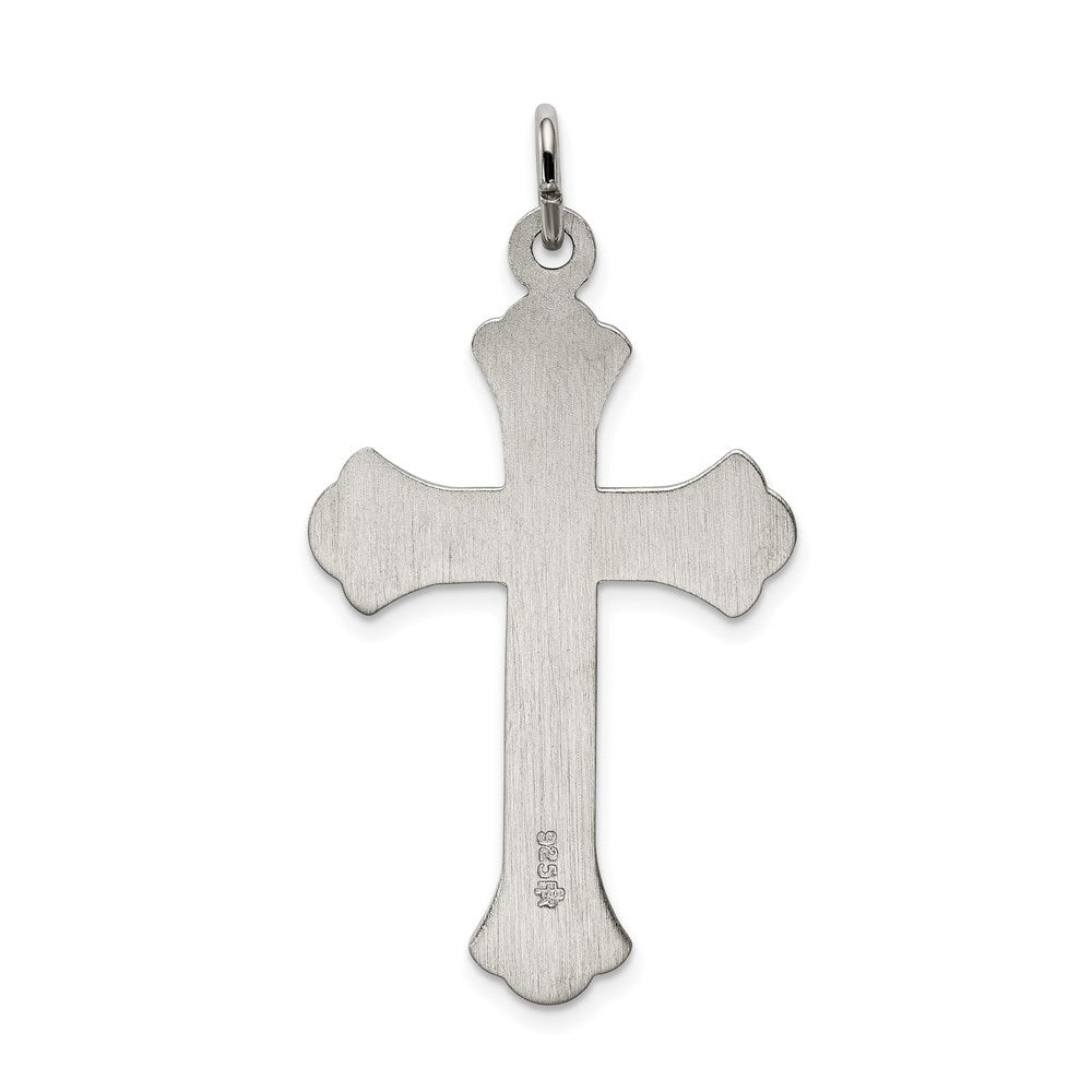 Sterling Silver INRI Crucifix Pendant QC3420