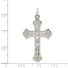 Sterling Silver INRI Crucifix Pendant QC3420