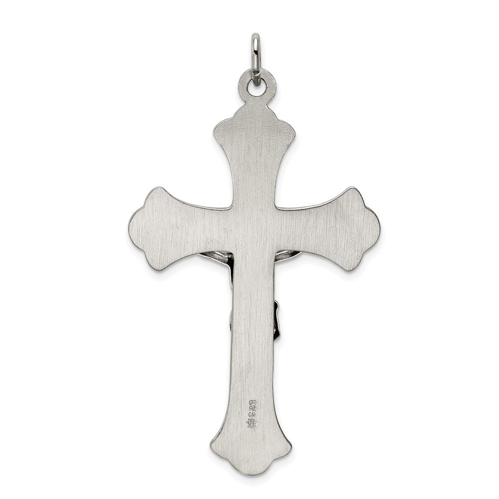 Sterling Silver INRI Crucifix Pendant QC3421