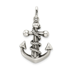 Sterling Silver Antiqued Cross Pendant QC3436