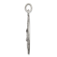 Sterling Silver Antiqued Ecce Homo Medal QC3444