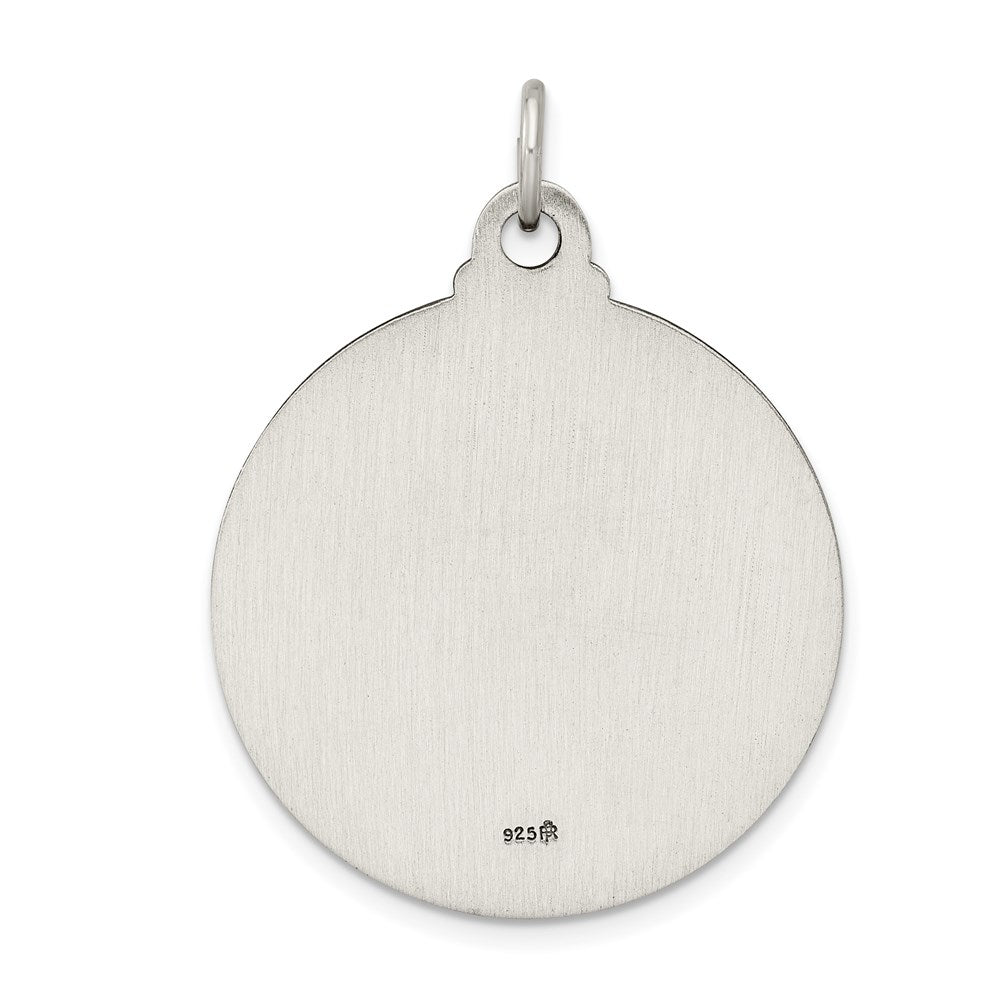 Sterling Silver Antiqued Ecce Homo Medal QC3444