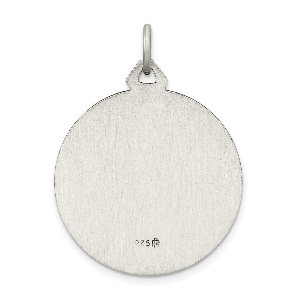 Sterling Silver Antiqued Ecce Homo Medal QC3449