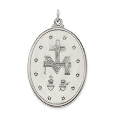 Sterling Silver Antiqued Miraculous Medal QC3493