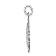 Sterling Silver Antiqued Miraculous Medal QC3499