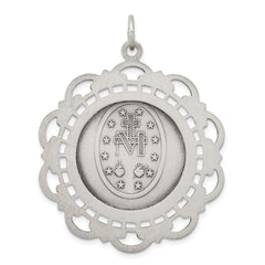 Sterling Silver Antiqued Miraculous Medal QC3500