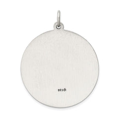 Sterling Silver Antiqued St. Christopher Medal QC3525