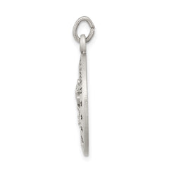 Sterling Silver Antiqued St. Christopher Medal QC3526