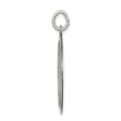 Sterling Silver Antiqued St. Christopher Medal QC3528