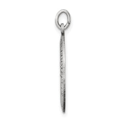 Sterling Silver Antiqued St. Christopher Medal QC3556