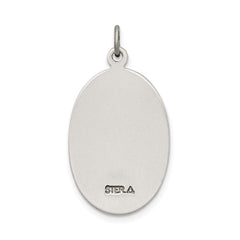 Sterling Silver Antiqued St. Christopher Medal QC3559