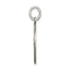 Sterling Silver Antiqued St. Christopher Soccer Medal QC3572