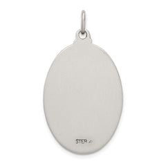 Sterling Silver Antiqued Saint Anthony Medal QC3582