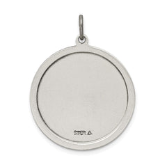 Sterling Silver Antiqued Saint Jude Thaddeus Medal QC3604