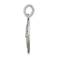 Sterling Silver Antiqued Saint Patrick Medal QC3619