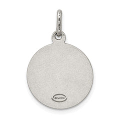 Sterling Silver Antiqued Raphael Angel Charm QC3635