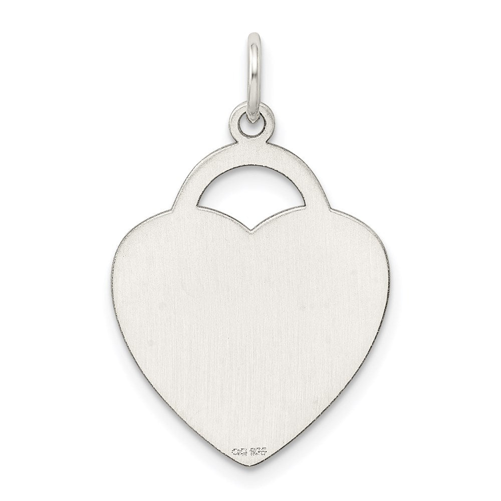 Sterling Silver Heart Charm QC3712