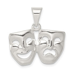 Sterling Silver Comedy/Tragedy Charm QC3772