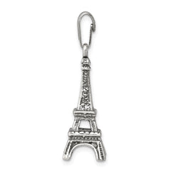 Sterling Silver Eiffel Tower Pendant QC3864