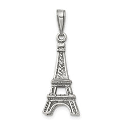 Sterling Silver Eiffel Tower Pendant QC3864