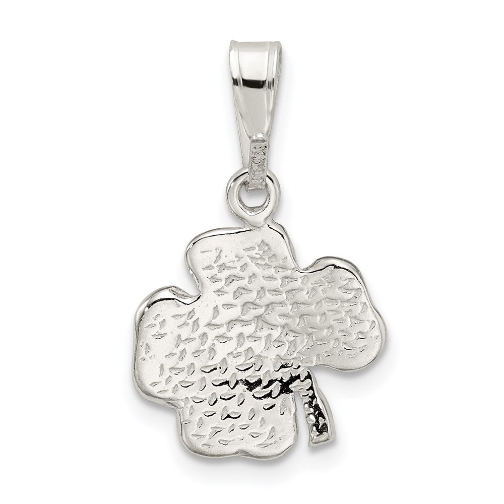 Sterling Silver 4-leaf Clover Charm QC3884
