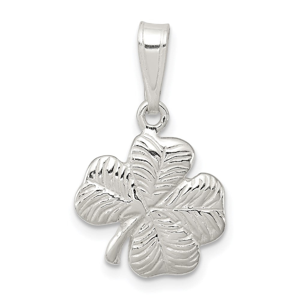Sterling Silver 4-leaf Clover Charm QC3884